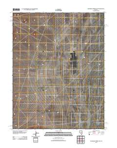 2012 Map of Moorman Spring NW, 2012 Print