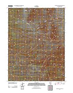 2012 Map of Mormon Jack Pass, 2012 Print