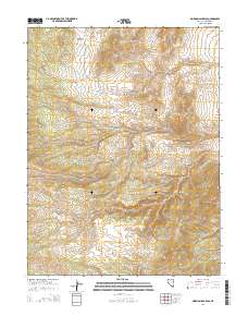 2014 Map of Mormon Jack Pass, 2014 Print