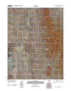 2012 Map of Mount Grafton NE, 2012 Print
