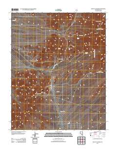 2012 Map of Mount Schader, 2012 Print