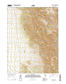 2014 Map of Mount Taylor, 2014 Print