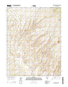 2014 Map of Mount Wilson SW, 2014 Print