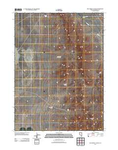 2011 Map of Mud Spring Canyon, 2011 Print