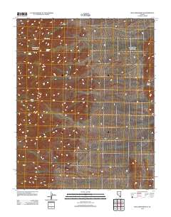 2012 Map of Mule Deer Ridge SE, 2012 Print