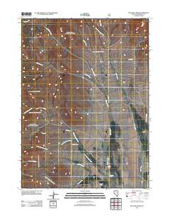 2011 Map of Mullinix Creek, 2011 Print
