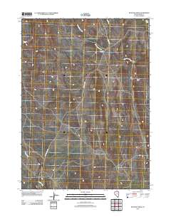 2012 Map of Mustang Draw, 2012 Print