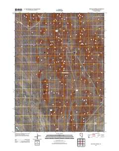 2011 Map of Mustang Spring, 2011 Print