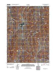 2011 Map of New York Peak, 2011 Print