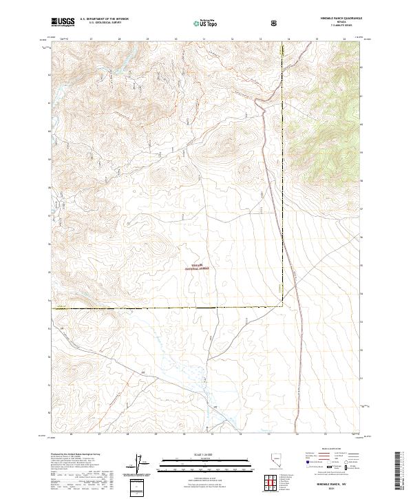2021 Map of Ninemile Ranch, 2021 Print