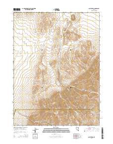 2014 Map of North Peak, 2014 Print