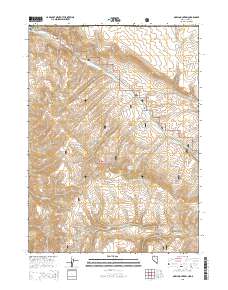 2015 Map of Odell Mountain, 2015 Print