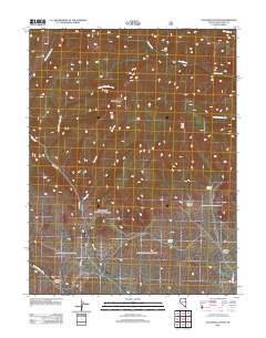 2012 Map of Old Mans Canyon, 2012 Print