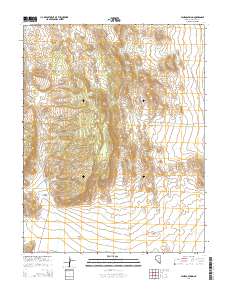 2014 Map of Pahroc Spring, 2014 Print