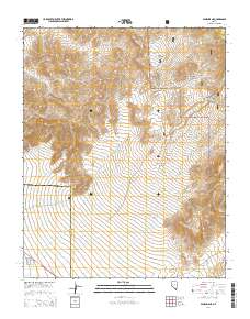2014 Map of Pahrump NE, 2014 Print