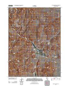 2011 Map of Paiute Meadows, 2011 Print