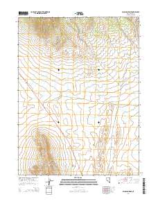 2014 Map of Palomino Ridge, 2014 Print