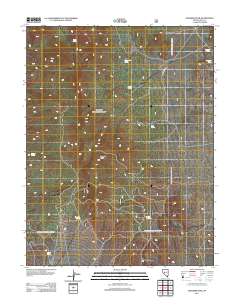 2011 Map of Paradise Peak, 2011 Print