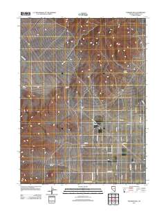 2011 Map of Paradise Well, 2011 Print