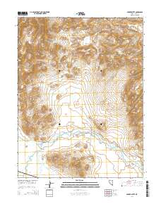 2014 Map of Parker Butte, 2014 Print
