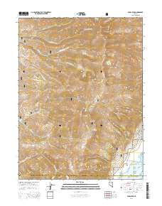 2014 Map of Pearl Peak, 2014 Print