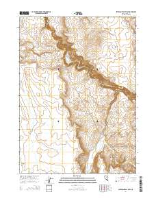 2014 Map of Peterson Table West, 2014 Print