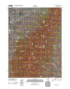 2012 Map of Pilot Peak, 2012 Print