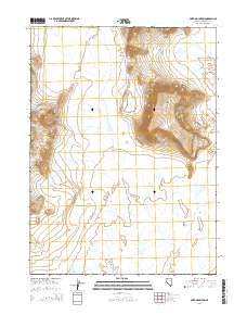 2015 Map of Pinto Mountain, 2015 Print