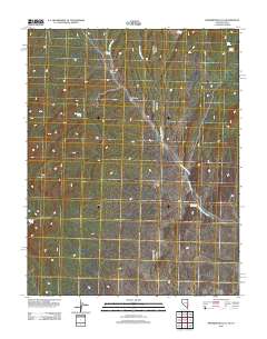 2012 Map of Prohibition Flat, 2012 Print