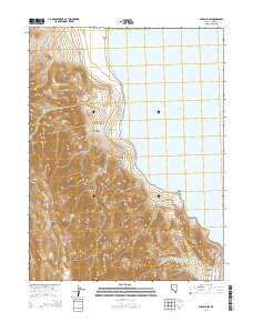 2014 Map of Pyramid SW, 2014 Print
