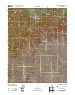 2012 Map of Quinn Canyon Springs, 2012 Print