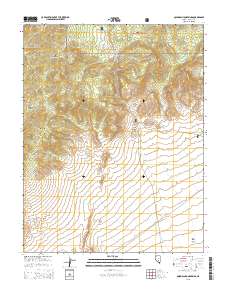 2015 Map of Quinn Canyon Springs, 2015 Print