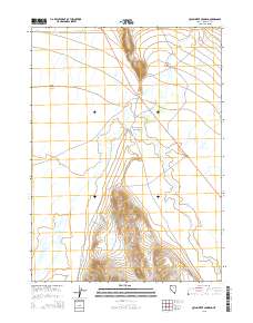 2015 Map of Quinn River Crossing, 2015 Print