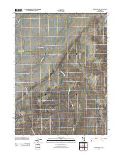 2011 Map of Rabbithole NE, 2011 Print