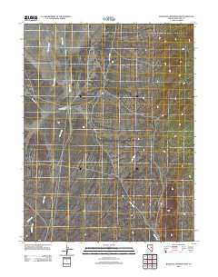 2012 Map of Railroad Crossing Dam, 2012 Print