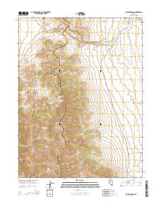 2014 Map of Railroad Pass, 2014 Print