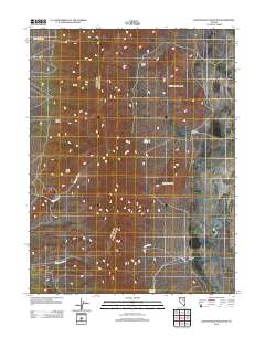 2012 Map of Rattlesnake Mountain, 2012 Print