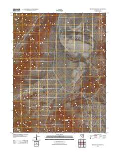 2012 Map of Red Ring Mountain, 2012 Print