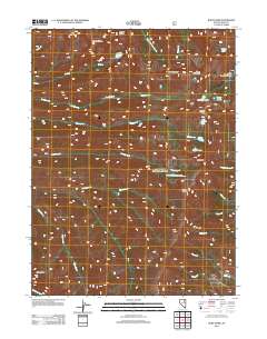 2012 Map of Ruby Dome, 2012 Print