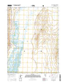 2015 Map of Ruby Lake NW, 2015 Print