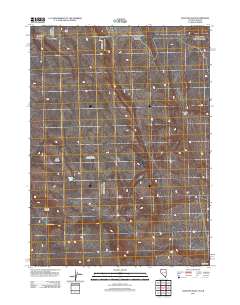 2011 Map of Sage Hen Hills, 2011 Print