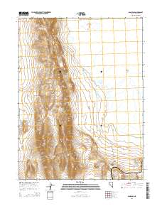 2014 Map of Sand Pass, 2014 Print