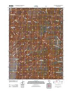 2011 Map of Santa Rosa Peak, 2011 Print