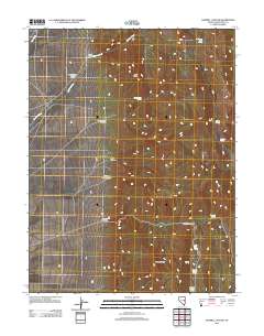 2012 Map of Sawmill Canyon, 2012 Print