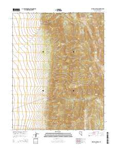 2014 Map of Sawmill Canyon, 2014 Print