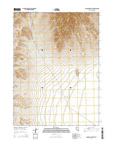 2015 Map of Schoolhouse Butte, 2015 Print