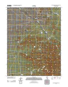 2012 Map of Schoolmarm Basin, 2012 Print