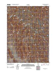 2011 Map of Shyster Butte, 2011 Print