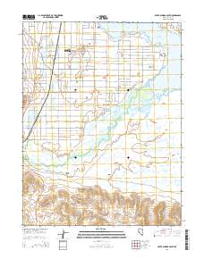 2014 Map of Silver Springs South, 2014 Print