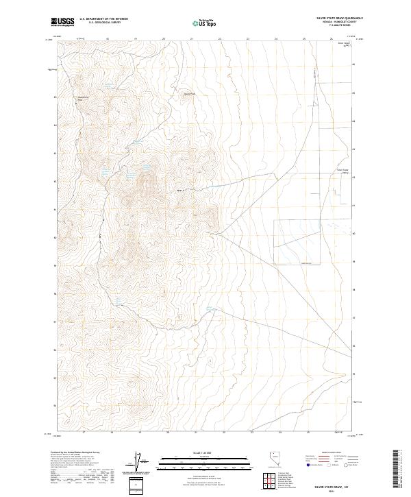 2021 Map of Silver State Draw, 2021 Print